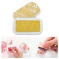 thumbnail image 4 of Ink Pad Metal Color Large DIY Hand Craft Rubber  Pad Moon White, Oily  Ink 3.74x2.17 Inch for Schedule Book Cardstock Leather Wood Projects, 4 of 7