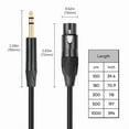 thumbnail image 6 of 6.35mm 1/4 TRS Stereo Male to XLR 3Pin Female Microphone Cable for Mixers and Audio Equipment Optional Length, 6 of 9
