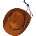 thumbnail image 6 of Dalrosia Dogs Cat Pet Cowboy Costume Cowboy Hat with Bandana Set for Halloween, Christmas, Holiday, Party, Cosplay, 6 of 7
