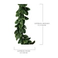 thumbnail image 5 of Serene Spaces Living Green Artificial Magnolia Leaf Garland, 5 of 6