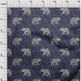 thumbnail image 2 of oneOone Organic Cotton Voile Fabric Elephant Block Print Sewing Fabric BTY 42 Inch Wide, 2 of 4