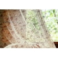 thumbnail image 2 of Persian Tulle Curtains with Rod Pocket, Middle East Paisley Motifs Ornamentals Designs on Pastel Background, Sheer Drape for Wedding Party 2 Panels, 7 Sizes, Pale Green Brown, by Ambesonne, 2 of 3
