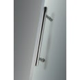 thumbnail image 3 of AstonGlobal SEN979-TR-SS-60-10-R Langham 60 x 35 x 77.5 in. Completely Frameless Sliding Shower Enclosure in Stainless Steel with Right Base, 3 of 6