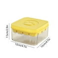 thumbnail image 3 of Plastic Ice Moulds with Lid, Transparent Storage Box for Home Use, Green Yellow Blue, 4.72x2.95in, One-Button Release & Multi-Compartment, 3 of 9