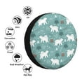 thumbnail image 4 of Logiee whiter Snow bear Print Print Spare Tire Cover, Universal Wheel Protectors,Waterproof Dust-Proof UV Sun Wheel Tire Cover,Fit for SUV, RV, Travel Trailer, Truck-17 inch, 4 of 6