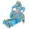 thumbnail image 4 of Muñeca Arlequín Coleccionable de Disfraz Yotijar 30cm Cerámica Seda Dorada, 4 of 9