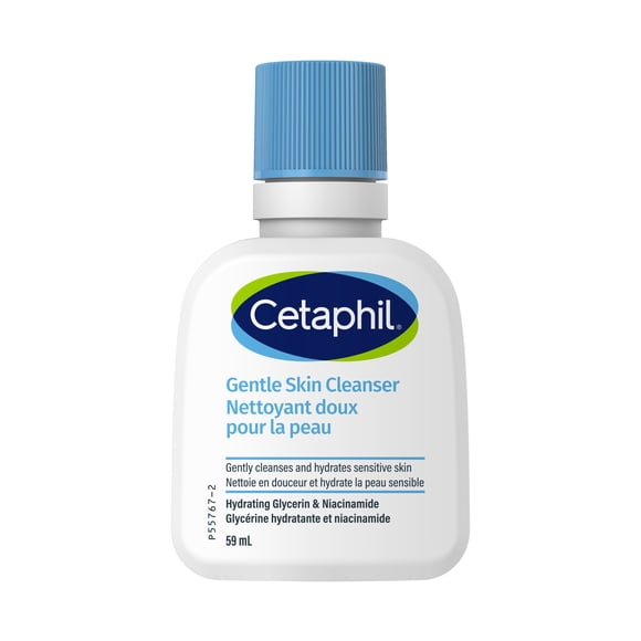 Cetaphil Gentle Skin Cleanser 59ml | Hydrating Face and Body Wash | Ideal For Sensitive, Dry Skin | Dermatologist Recommended