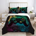 thumbnail image 2 of Esports Style Bedding Set Duvet Cover Bright Color Pillowcase Adult Luxury Bedroom Decor Home Bedclothes, 2 of 6