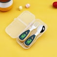 thumbnail image 5 of 304 Stainless Steel Baby Fork And Spoon Set With Soft Grip For Safe Self Feeding, 5 of 8