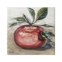 Stupell Industries Traditional Apple Painting Food & Beverage Painting Gallery Wrapped Canvas Print Wall Art, 36 x 36