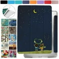 thumbnail image 1 of iPad 7.9 Inch Mini 3 Mini 2 Mini 1 Gen [Mini 3rd 2nd 1st ] A1599 A1489 A1432 MH3F2LL/A MH3G2LL/A MH3E2LL/A Shock Proof Magnetic Dual Angle Stand with Honeycomb Pattern Printed Cover - Night Sky, 1 of 7