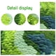 thumbnail image 4 of Alfombra Redonda De Musgo Verde Imitacin Cachemira, 1, 52 M X 2, 44 M, Polipropileno, Textura Suave, Construccin Duradera, Para Sala De Estar, Dormitorio, Zonas De Mucho Trnsito, Paquete, Ukhbmc, 4 of 9