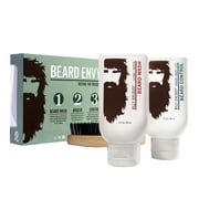 Billy Jealousy Beard Envy Kit(2) 3 Oz Items W/Brush Set