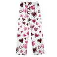 thumbnail image 6 of HaoXianJian 2 Pack Womens Pajama s Long Sleeve with Long Pajama Pant V-neck Soft Sleepwear Heart Printed Pjs Loungewear s Plus Size 2X 3X, 6 of 7