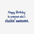 thumbnail image 3 of Hallmark Funny Birthday Card (Cluckin' Awesome), 3 of 6