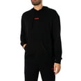 thumbnail image 2 of HUGO Lounge Linked Pullover Hoodie, Black, 2 of 6