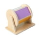 thumbnail image 5 of Juguete de tambor giratorio, juguete para el desarrollo sensorial, rueda giratoria, juguete de madera para bebé, tambor textil rodante para regalos, 5 of 9