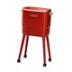 thumbnail image 4 of Cubo de basura con ruedas de doble capa resistente con A, ideal para la oficina, la cocina, Rojo, 4 of 9