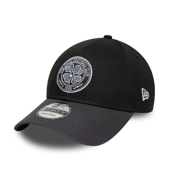 Celtic - Black Club Crest 9FORTY New Era Adjustable Hat