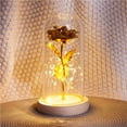 thumbnail image 4 of Cúpula de rosa artificial Ounissouiy decoración para fiestas rosa dorada cálida, 4 of 6