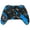 Blue Coating Splash, variant on eXtremeRate Replacement Shell Black Silver Carbon Fiber Front Housing Cover for Xbox Core Controller