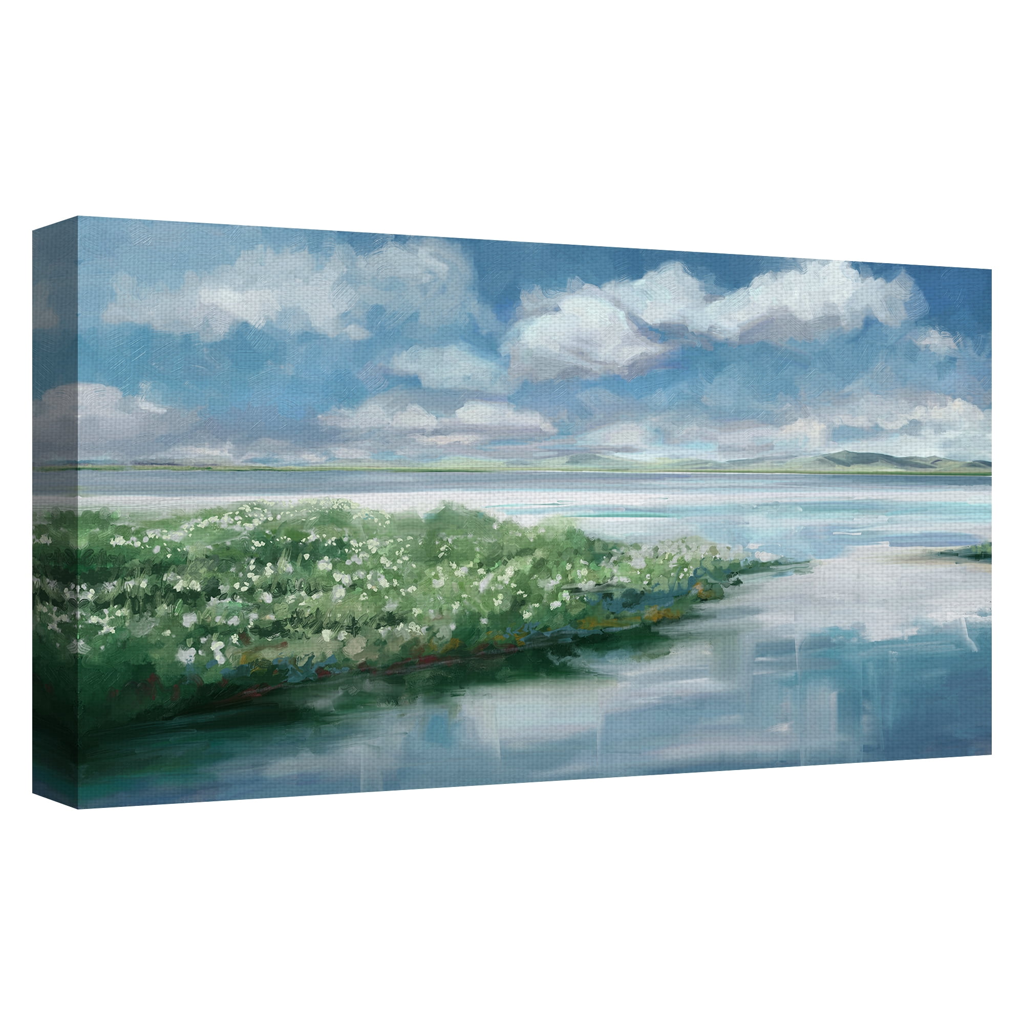 Fine Art Canvas Summer Inlet by Studio Arts Canvas Art Print