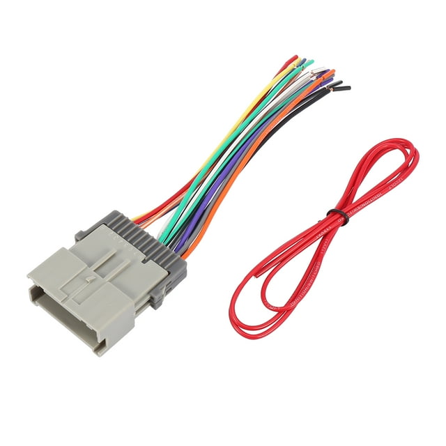 Unique Bargains 70-2003 Car Stereo CD Player Wiring Harness Wire Radio Adapter Install Plug Set Gray for Toyota Matrix 2003-2004