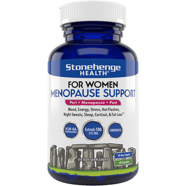 Stonehenge Health For Women Menopause Support, Mood, Energy, Stress, Hot Flashes, Night Sweats, Sleep