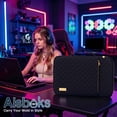 thumbnail image 4 of Aisboks Black Laptop Sleeve 16''-17.3'',Zipper Laptop Bag,17''Laptop Case Compatible with HP,LG,Dell,Lenovo,Asus,Acer Notebook,Shockproof Soft Padded Cover Carrying Computer Bag, 4 of 7