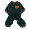 thumbnail image 2 of Vêtements d'Hiver pour Animaux de Compagnie Pyjamas pour Chien Combinaisons pour Chat Tenues pour Chiot Velours Épais, 2 of 6