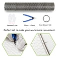 thumbnail image 2 of Chicken Wire 16.9 Inch X 49.2 Feet Hexagonal Galvanized Mesh Poultry Wire Netting Garden Fence Barrier for Pet Fencing, 2 of 6