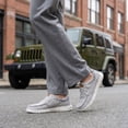 thumbnail image 5 of TEAHOO X STQ Slip on Casual Shoes for Women Plantar Fasciitis Relief Lightweight Orthopedic Comfy Sneakers Light Grey US 8, 5 of 8