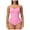 Pink, variant on Womens Bodysuit Tummy Control Clearance Sleeveless Spaghetti Strip Breathable Snatched Waist Body Suit Casual Body Shaper Sexy Body Suits Tummy Control Ribbed Stretchy Bodysuits Clearance Sales Toda