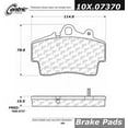 thumbnail image 2 of StopTech 105.07370 Disc Brake Pad; Posi-Quiet Ceramic;, 2 of 2