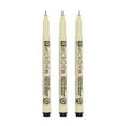 thumbnail image 2 of Sakura Pigma Micron Fineliner Pens, Archival Black Ink, 05 Tip Size, 3-Pack Set, 2 of 7