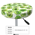 thumbnail image 4 of Daiia Green Kiwi Stool Covers Round,Round Bar Stool Covers Waterproof Bar Chair Covers Washable Stool Cushion Slipcover for 12-14 Inch Chair-13 inch, 4 of 7