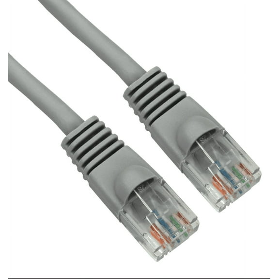 3ft Cat6 UTP 550MHz Copper Patch Cable with Molded Boot Gray