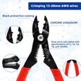 thumbnail image 3 of Wire Stripper Portable Wire Cutter Stripping Tool for 12/14/16/18/20AWG Cable Wire, 3 of 9
