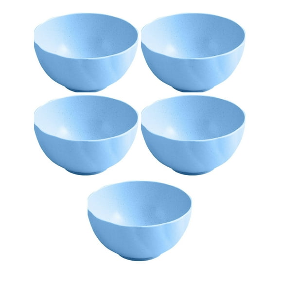 Tazón de paja de 15 cm, tazón grande para alimentos, tazón para estudiantes, tazón para dormitorio, tazón infantil, vajilla, tazón diagonal