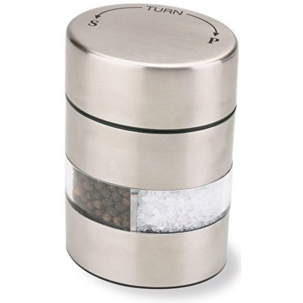 Olde Thompson Stainless Steel Pepper Salt Mill 2in1 Combo508000, 4