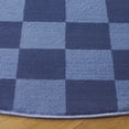 thumbnail image 2 of Safavieh Groove Ernesto Checkered Area Rug, Blue/Light Blue, 6'7" x 6'7" Round, 2 of 7