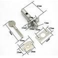 thumbnail image 3 of Tube Well Lock With Key Stainless Steel Security Bolt For Fire Escape Doors, 3 of 9