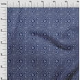 thumbnail image 2 of oneOone Cotton Poplin Twill Royal Blue Fabric Geometric Tortoise & Bird African Dress Material Fabric Print Fabric By The Yard 56 Inch Wide, 2 of 4