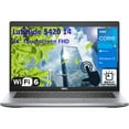 thumbnail image 1 of Dell Latitude 5420 14 5000 Computadora portátil empresarial FHD con pantalla táctil de 14", Intel i5-1145G7 (Beat i7-1065G7), 16 GB DDR4 RAM, 512 GB PCIe SSD, WiFi 6, Bluetooth, teclado retroiluminado, 1 of 5
