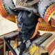thumbnail image 3 of Máscara de látex para cosplay, máscara Boxwizard Samurai Oni para Halloween, 3 of 7