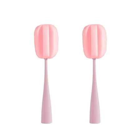

Meizhencang 2Pcs Kitchen Wineglass Bottle Coffee Tea Glass Cup Sponge Brush Cleaning Tool