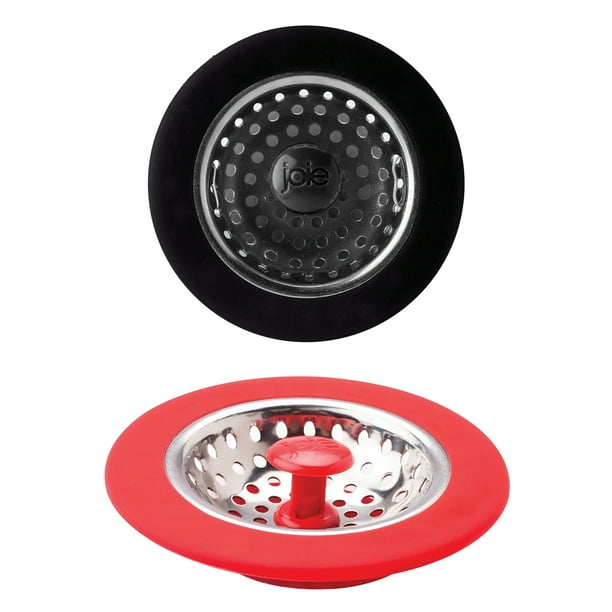 Joie Sink Plug and Strainer Basket, Stainless Steel and BPAFree