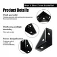 thumbnail image 5 of Thicken L-Shaped Corner Brackets,Heavy-duty Steel Angle Bracket,90 °   Right Angle Support,Durable Furniture Reinforcement Bracket, 5 of 10