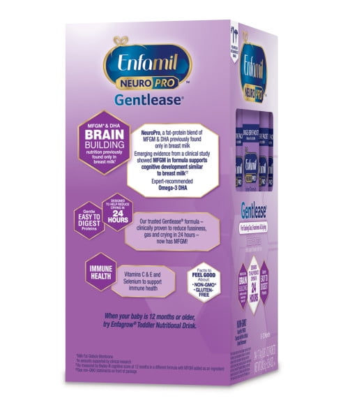 enfamil neuropro gentlease single serve packets