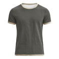 thumbnail image 6 of LIIPEE T Shirts For Boys Short Sleeve Crew Neck Fashion Color Block Ringer Tees Kids Casual Loose Cute Summer T Shirt,13-14 Years, 6 of 6